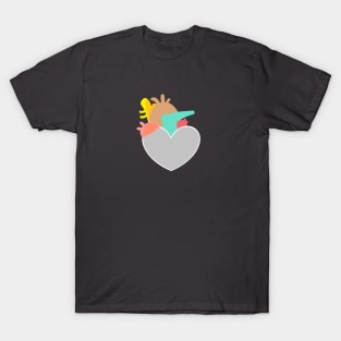 retro heart and arteries T-Shirt